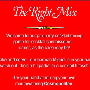 The Right Mix