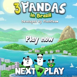 3 Pandas in Brazil